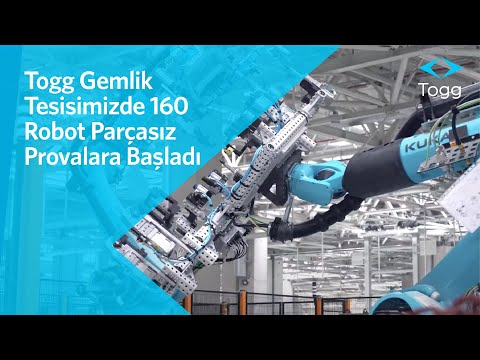 Gemlik Tesisimizde gövde bölümüne yerleştirilen 160 robot