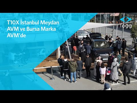 T10X İstanbul Meydan AVM ve Bursa Marka AVM de