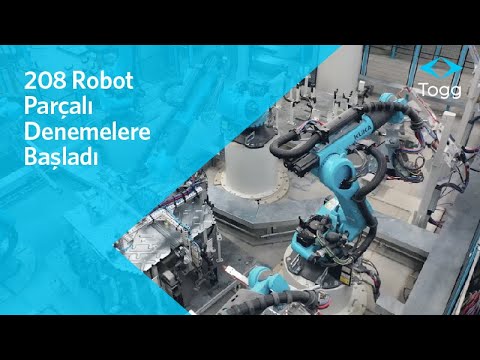 Gemlik Tesisimizde 208 robot parçalı denemelere başladı