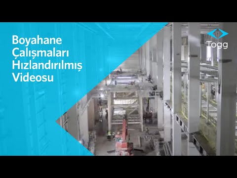 Gemlik Tesisimizin Boyahane çalışmaları hızlandırılmış