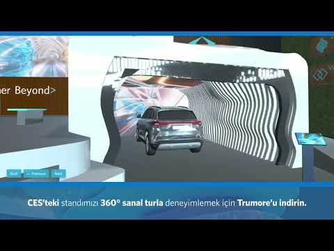 CES teki standımızı 360 sanal turla ziyaret etmek ister