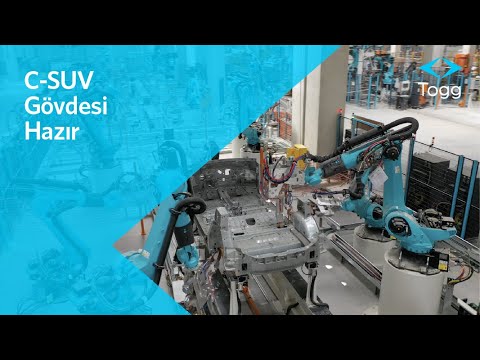 İlk C SUV gövdesini robot hatlarımızda başarıyla ürettik
