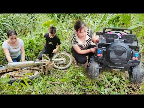 Timelapse Genius girl revives 1000KW generator Waste engine