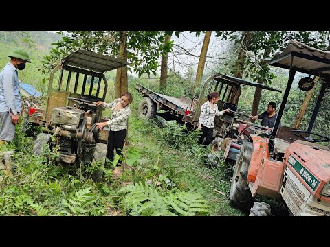 The girl went to buy a tractor from the Thao family to