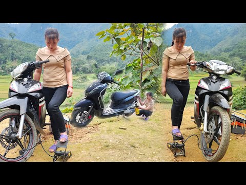 Genius girl Repairs severely damaged motorbikes
