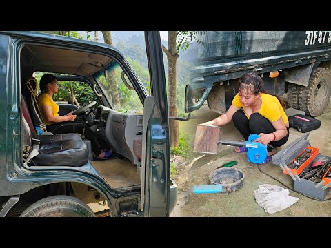Genius girl Restores Dump Truck Turns old into new repair