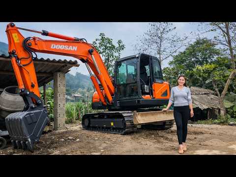 helped the villagers repair the excavator so that it could