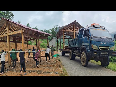 The girl called on villagers for help to move her house