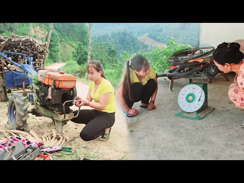 Genius girl asked her uncle to help fix a tractor that died