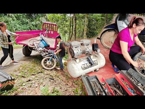 Genius girl accepts to restore and renew severely damaged