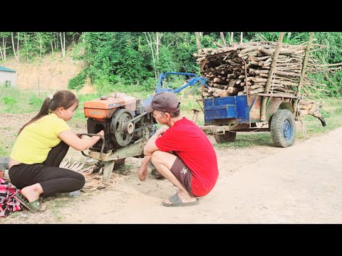 TIMELAPSE Mobile repair shop a girl revives machines alone