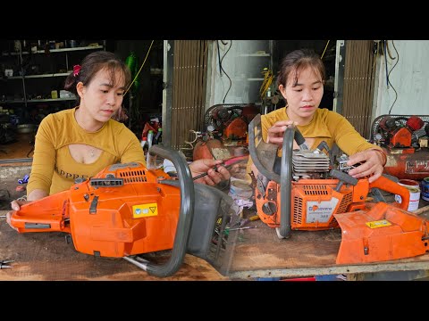Repairing diesel engine wood saws Rescue motorbikes in
