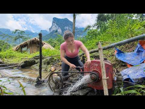 She turned on the 380V generator so the villagers could
