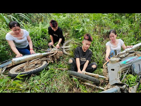 The genius girl went to rescue the young man driving the