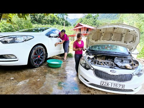 Genius girl changes oil spark plugs washes cars for boss