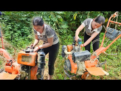 Genius girl went to fix the harrow for her uncle which was