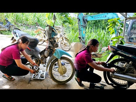 The girl who rented the house came home to fix all kinds of
