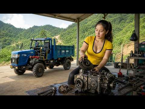 Time lapse video The girl spent 90 days repairing and