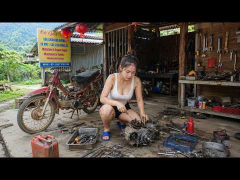 A genius mechanic is personally restoring a broken down old