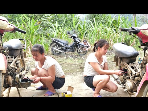 Genius girl revives Yamaha 110cc motorbike diesel engine