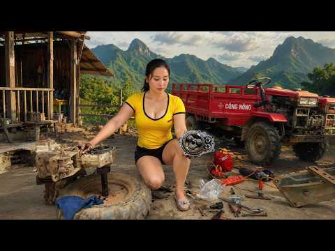 Timelapse 40 days of a genius girl repairing and restoring