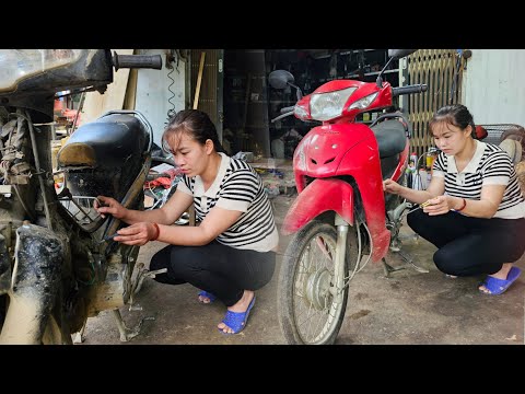 Genius girl Repairs and restores severely damaged