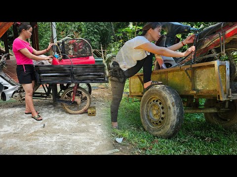The genius girl rents a house to repair motorbikes and