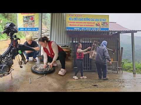 Full video of the girl restoring various types of machinery