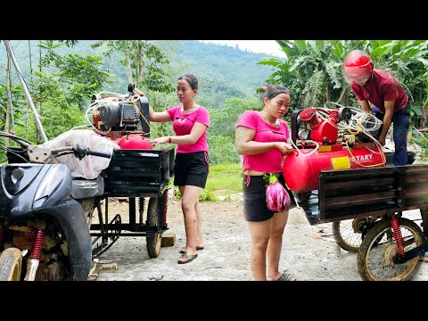 Genius girl repairs severely damaged agricultural machinery