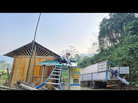 She bought the corrugated iron and built the kitchen herself