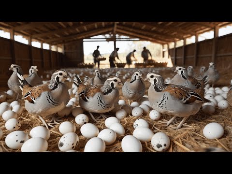 Quail Egg Collection Process of Raising Quail for Eggs for