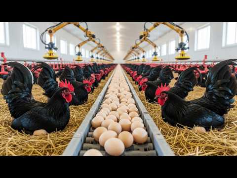 Poultry Business Process of Raising Millions of Industrial
