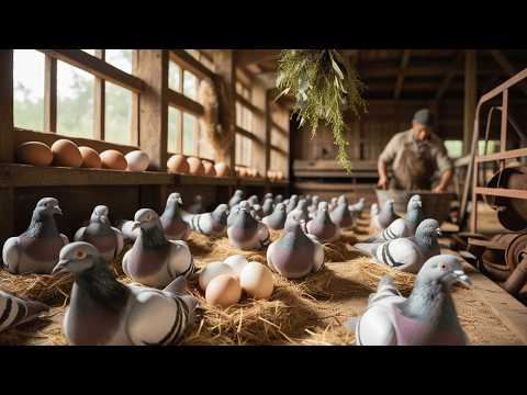 Amazing Pigeons Farm Process of Raising Millions of Pigeons