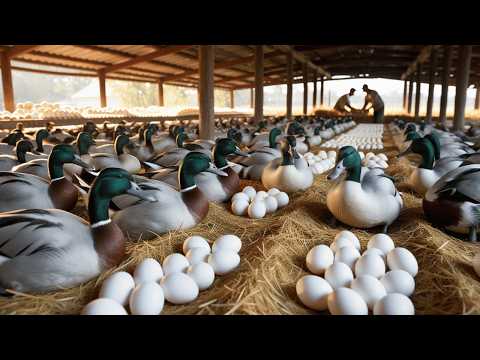 Inside Farm Produces Millions of Duck Eggs Duck Egg Business