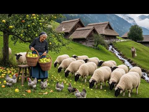 Country Life On A Rainy Day Harvesting Fresh Fruit Cooking