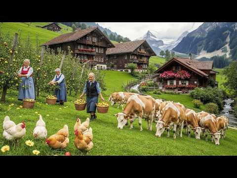 Simple Life A Peaceful Countryside Day Fruit Harvesting