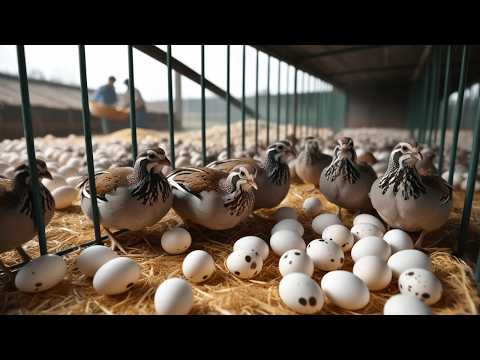 How Quail Farm Makes Million Eggs Inside Quail Farm Poultry