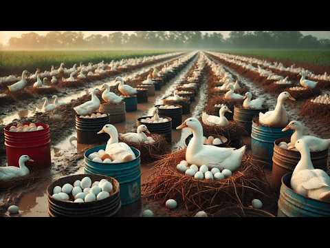 Harvesting Free Range Duck Eggs DIY Cheap Food for Ducks