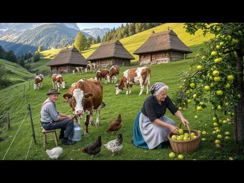 A Dream Life Harvesting Fruits and Vegetables Feeding