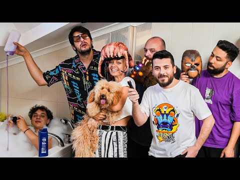 Şanslı nın 5 İnsanı İle Yaşadığı Erkek Evi unlosttv Vlog