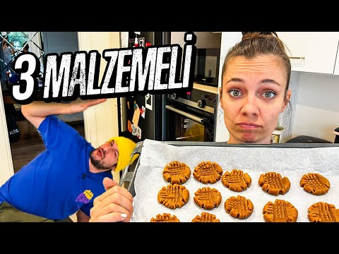 3 Malzemeli Nutella Kurabiyesi Çok Kolay
