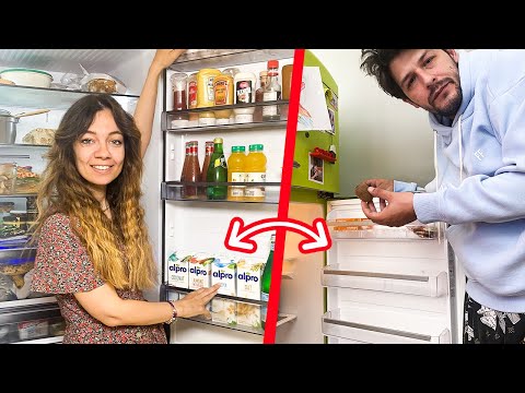Erkek Buzdolabı Vs Kadın Buzdolabı Market Alışverişi