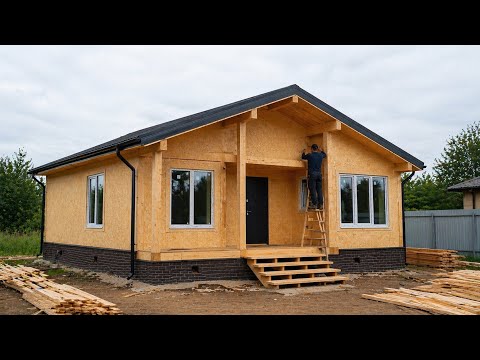 How to build a house in 7 days Full construction process