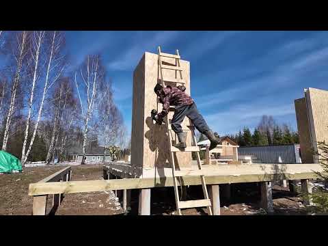 Canadian house in 7 days Full construction process