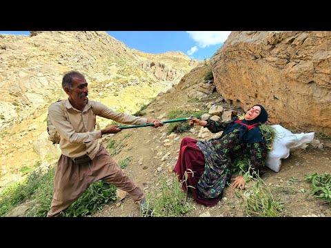 What this nomadic couple did in the snowy mountains shocked