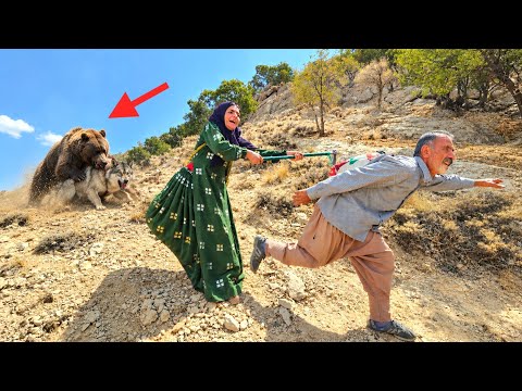 When the nomadic couple reached the carcass of an animal