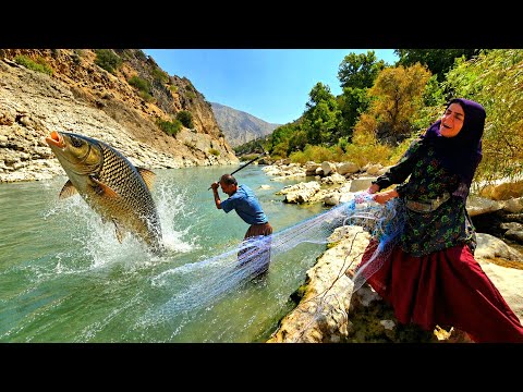 Brave nomad woman saves man from drowning in river