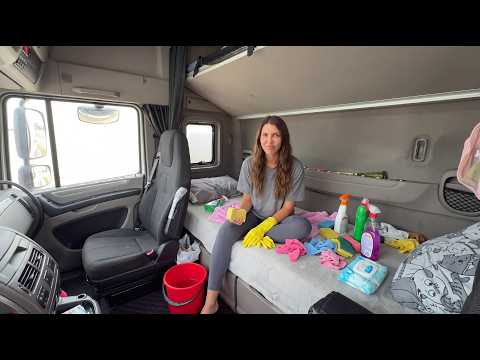 1 Girl 1 Truck 3 Hours of Cleaning Solo Female Trucker