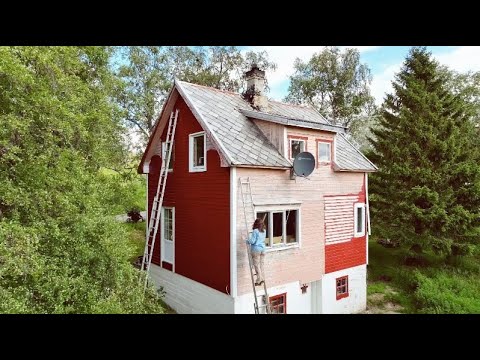 Our HOUSE RENOVATION in Norway Painting the house Life in