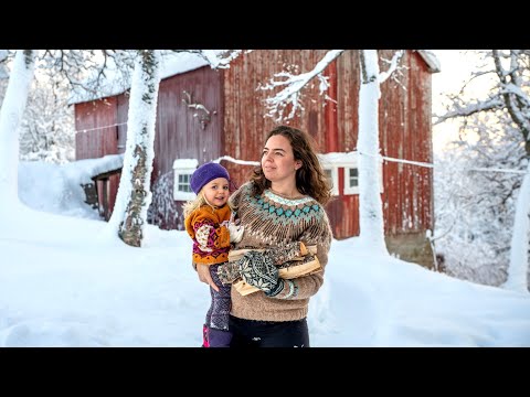 Winter Begins Woodstove Cooking and Life in the First Snow